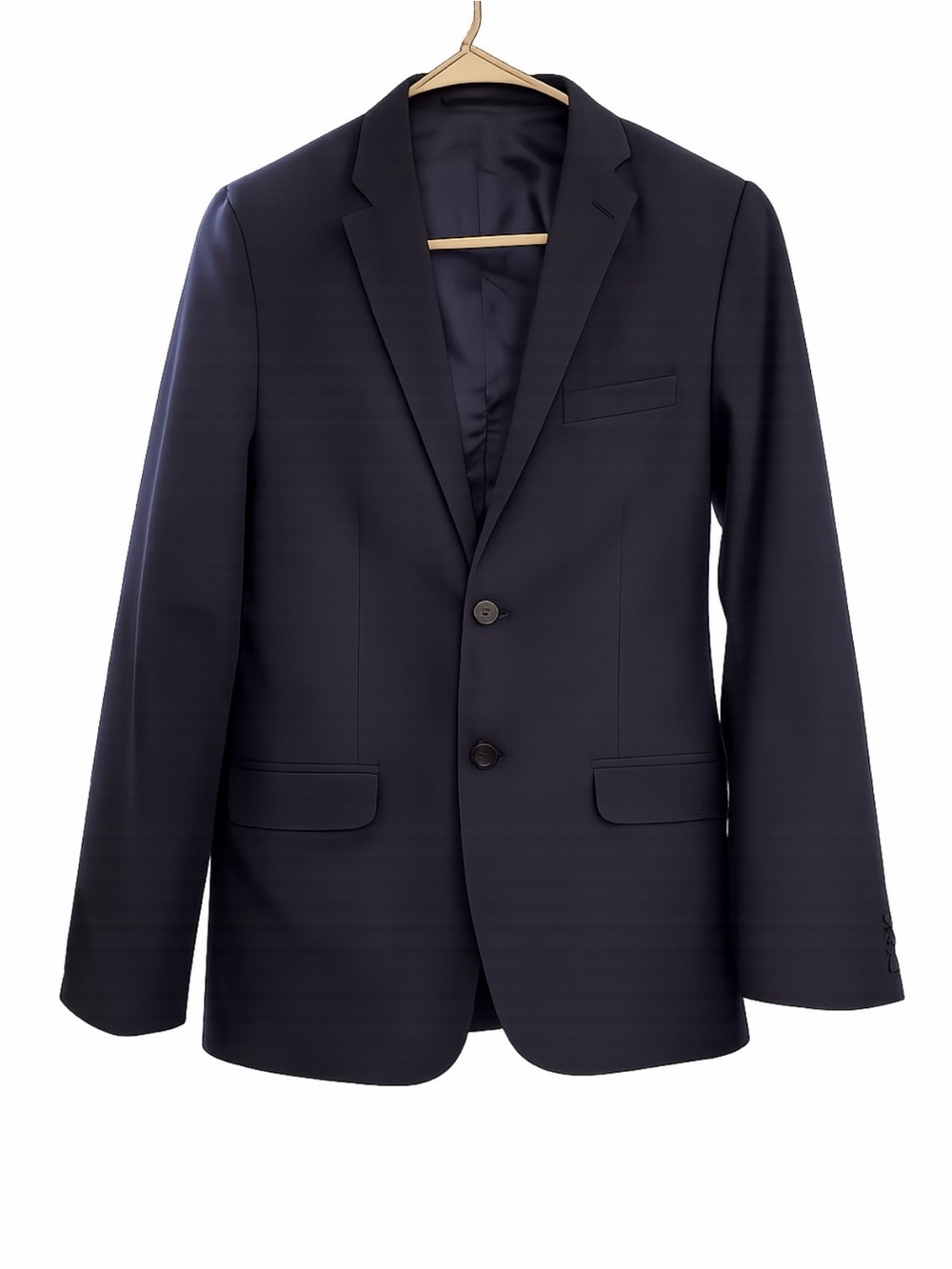 Classic Youth Navy Blazer - Modern Two-Button Suit Jacket